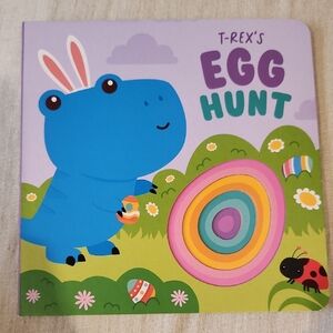 T-Rex's Egg Hunt Blue Dinosaur Book